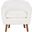 Cutler Accent Chair In White