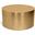 Cylinder Coffee Table In Brushed Gold
