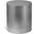 Cylinder End Table In Brushed Chrome