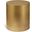 Cylinder End Table In Brushed Gold
