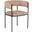 Cyril Modern Chair In Light Brown Velvet