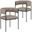 Cyril Modern Chair Set of 2 In Aged Grey