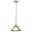 Da Vinci 9.75 Inch Mini Pendant In Brushed Nickel