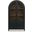 Dagandale Accent Cabinet In Black and Natural