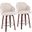 Dahlia Counter Stool Set of 2 In Walnut