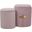 Dahlia Ottoman Set In Pink and Gold