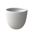 Dahlia Poly Stone 17.5 Dia. Planter In White