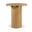 Dahlia Solid Wood and Cane Bar Height Table In Natural