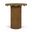 Dahlia Solid Wood and Natural Cane Bar Height Table In Brown