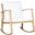 Daire Rocking Chair in White