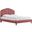 Daisy Performance Velvet Queen Platform Bed In Dusty Rose MOD-6288-DUS