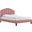 Daisy Performance Velvet Twin Platform Bed In Dusty Rose