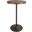 Dakota Industrial Adjustable Bar / Dinette Table In Antique And Brown