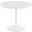 Dakota Industrial Dining Table In White Steel And White Wood