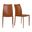 Dalia Stacking Chair Set of 2 In Dark Caramel