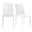 Dalia Stacking Chair Set of 2 In White