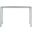 Dalit Grey 47 Inch Writing Desk