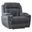 Dalton Power Recliner Set of 2 In Lucky Charcoal