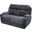 Dalton Power Reclining Loveseat In Lucky Charcoal