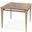 Daltrey 36 Inch Square Game Table In Tan/Beige