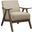 Damala Light Brown Accent Chair