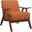 Damala Orange Accent Chair