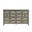 Damen 9-Drawer Dresser In Drift Grey