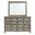 Damen Dresser and Mirror Set In Drift Grey