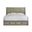 Damen King Storage Bed In Drift Grey