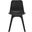 Damiano Molded Plastic Dining Chair Set of 2 In Black