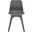 Damiano Molded Plastic Dining Chair Set of 2 In Grey