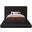Dane Teddy Fabric Twin Bed In Black