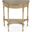 Danelle Demilune 30 Inch Console Table In Beige