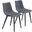 Daniel Dining Chair Set of 2 In Gray