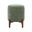Daniella Wood Storage Ottoman In Green and Walnut