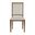 Danielle Chair Set of 2 In Pecan and Dove
