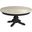 Danielle Marble Round Coffee Table In Black