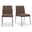 Danny Dining Chair Set of 2 In Dark Brown