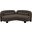 Daphne Boucle Fabric Sofa In Natural Brown and Black