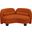 Daphne Velvet Loveseat In Cognac and Black