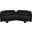 Daphne Velvet Sofa In Black and Natural
