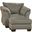 Darcy Chair and Ottoman In Cobblestone