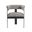 Darcy Dining Chair In Black and Pewter