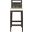 Darin Black and White Bar Stool