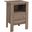 Dark Taupe Nightstand With Storage