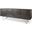 Darwin Brown Solid Wood Gold Metal Base 4 Cabinet Door Sideboard
