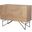 Darwin Wooden 2 Door with 2 Shelves Accent Cabinet In Light Brown