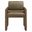 Daven Vegan Leather Dining Armchair In Mushroom