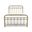 Davina Queen Complete Bed with Metal Profile In Milky Gold