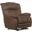 Dawkins Oversized Power Lay Flat Recliner In Chocolate